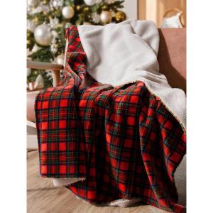 imageChristmas Sherpa Blanket Throw Size  Reversible Sherpa Fleece Blanket  Super Soft Double Sided Throw for Bed Sofa Couch  Thick Warm Cozy ampamp Plush  Xmas Winter Bedding  Christmas Trees 50x6006  Plaid