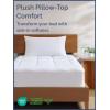 imageMattress Pad Queen Size  Quilted Fitted Mattress Protector  Cotton Pillow Top Cover w 816quot Deep Pockets  Thick Comfy ampamp Plush  Cooling Breathable ampamp Noiseless  Machine Washable  60 x 80WhiteWhite