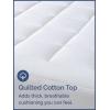 imageMattress Pad Queen Size  Quilted Fitted Mattress Protector  Cotton Pillow Top Cover w 816quot Deep Pockets  Thick Comfy ampamp Plush  Cooling Breathable ampamp Noiseless  Machine Washable  60 x 80WhiteWhite