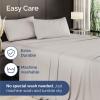 imageSheets Queen Size  Cooling Sheets for Queen  100 Rayon Derived from Bamboo  Soft Breathable Hotel Luxury Bedding  1 Flat 1 Fitted ampamp 2 Pillowcases w 16 Inch Deep Pockets  Emerald Green02  Light Grey