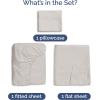 imageSheets Queen Size  Cooling Sheets for Queen  100 Rayon Derived from Bamboo  Soft Breathable Hotel Luxury Bedding  1 Flat 1 Fitted ampamp 2 Pillowcases w 16 Inch Deep Pockets  Emerald Green02  Light Grey
