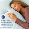 imageQueen Pillow Cases Set of 4  Ultra Soft Hotel Quality Pillowcase Covers  Comfy Cozy ampamp Wrinkle Free  Shrink Stain ampamp Fade Resistant  Machine Washable Pillow Protectors  4 Piece Set  Terracotta17  Ice Blue