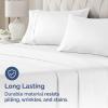 imageQueen Pillow Cases Set of 4  Ultra Soft Hotel Quality Pillowcase Covers  Comfy Cozy ampamp Wrinkle Free  Shrink Stain ampamp Fade Resistant  Machine Washable Pillow Protectors  4 Piece Set  Terracotta01 White
