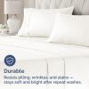 imageQueen Pillow Cases Set of 4  Ultra Soft Hotel Quality Pillowcase Covers  Comfy Cozy ampamp Wrinkle Free  Shrink Stain ampamp Fade Resistant  Machine Washable Pillow Protectors  4 Piece Set  Terracotta02  Antique White