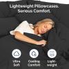 imageQueen Pillow Cases Set of 4  Ultra Soft Hotel Quality Pillowcase Covers  Comfy Cozy ampamp Wrinkle Free  Shrink Stain ampamp Fade Resistant  Machine Washable Pillow Protectors  4 Piece Set  Terracotta25  Black