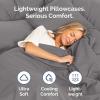 imageQueen Pillow Cases Set of 4  Ultra Soft Hotel Quality Pillowcase Covers  Comfy Cozy ampamp Wrinkle Free  Shrink Stain ampamp Fade Resistant  Machine Washable Pillow Protectors  4 Piece Set  Terracotta07  Dark Grey