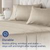 imageQueen Pillow Cases Set of 4  Ultra Soft Hotel Quality Pillowcase Covers  Comfy Cozy ampamp Wrinkle Free  Shrink Stain ampamp Fade Resistant  Machine Washable Pillow Protectors  4 Piece Set  Terracotta12  Heathered Beige