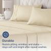 imageQueen Pillow Cases Set of 4  Ultra Soft Hotel Quality Pillowcase Covers  Comfy Cozy ampamp Wrinkle Free  Shrink Stain ampamp Fade Resistant  Machine Washable Pillow Protectors  4 Piece Set  Terracotta10  Cream