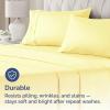 imageQueen Pillow Cases Set of 4  Ultra Soft Hotel Quality Pillowcase Covers  Comfy Cozy ampamp Wrinkle Free  Shrink Stain ampamp Fade Resistant  Machine Washable Pillow Protectors  4 Piece Set  Terracotta40  Yellow