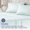 imageQueen Pillow Cases Set of 4  Ultra Soft Hotel Quality Pillowcase Covers  Comfy Cozy ampamp Wrinkle Free  Shrink Stain ampamp Fade Resistant  Machine Washable Pillow Protectors  4 Piece Set  Terracotta17  Ice Blue