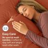 imageQueen Pillow Cases Set of 4  Ultra Soft Hotel Quality Pillowcase Covers  Comfy Cozy ampamp Wrinkle Free  Shrink Stain ampamp Fade Resistant  Machine Washable Pillow Protectors  4 Piece Set  Terracotta28  Terracotta
