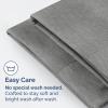 imageQueen Pillow Cases Set of 4  Ultra Soft Hotel Quality Pillowcase Covers  Comfy Cozy ampamp Wrinkle Free  Shrink Stain ampamp Fade Resistant  Machine Washable Pillow Protectors  4 Piece Set  Terracotta06  Heathered Grey