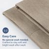imageQueen Pillow Cases Set of 4  Ultra Soft Hotel Quality Pillowcase Covers  Comfy Cozy ampamp Wrinkle Free  Shrink Stain ampamp Fade Resistant  Machine Washable Pillow Protectors  4 Piece Set  Terracotta12  Heathered Beige