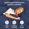 imageQueen Pillow Cases Set of 4  Ultra Soft Hotel Quality Pillowcase Covers  Comfy Cozy ampamp Wrinkle Free  Shrink Stain ampamp Fade Resistant  Machine Washable Pillow Protectors  4 Piece Set  Terracotta24  Navy Blue