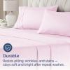 imageQueen Pillow Cases Set of 4  Ultra Soft Hotel Quality Pillowcase Covers  Comfy Cozy ampamp Wrinkle Free  Shrink Stain ampamp Fade Resistant  Machine Washable Pillow Protectors  4 Piece Set  Terracotta34  Light Pink
