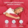 imageQueen Pillow Cases Set of 4  Ultra Soft Hotel Quality Pillowcase Covers  Comfy Cozy ampamp Wrinkle Free  Shrink Stain ampamp Fade Resistant  Machine Washable Pillow Protectors  4 Piece Set  Terracotta26  Red