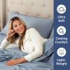 imageQueen Pillow Cases Set of 4  Ultra Soft Hotel Quality Pillowcase Covers  Comfy Cozy ampamp Wrinkle Free  Shrink Stain ampamp Fade Resistant  Machine Washable Pillow Protectors  4 Piece Set  Terracotta23  Heathered Blue