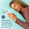 imageQueen Pillow Cases Set of 4  Ultra Soft Hotel Quality Pillowcase Covers  Comfy Cozy ampamp Wrinkle Free  Shrink Stain ampamp Fade Resistant  Machine Washable Pillow Protectors  4 Piece Set  Terracotta21  Spa Blue
