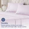 imageQueen Pillow Cases Set of 4  Ultra Soft Hotel Quality Pillowcase Covers  Comfy Cozy ampamp Wrinkle Free  Shrink Stain ampamp Fade Resistant  Machine Washable Pillow Protectors  4 Piece Set  Terracotta36  Light Lavender