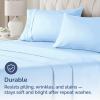 imageQueen Pillow Cases Set of 4  Ultra Soft Hotel Quality Pillowcase Covers  Comfy Cozy ampamp Wrinkle Free  Shrink Stain ampamp Fade Resistant  Machine Washable Pillow Protectors  4 Piece Set  Terracotta19  Baby Blue