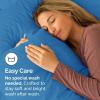 imageQueen Pillow Cases Set of 4  Ultra Soft Hotel Quality Pillowcase Covers  Comfy Cozy ampamp Wrinkle Free  Shrink Stain ampamp Fade Resistant  Machine Washable Pillow Protectors  4 Piece Set  Terracotta22  Royal Blue