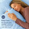 imageQueen Pillow Cases Set of 4  Ultra Soft Hotel Quality Pillowcase Covers  Comfy Cozy ampamp Wrinkle Free  Shrink Stain ampamp Fade Resistant  Machine Washable Pillow Protectors  4 Piece Set  Terracotta19  Baby Blue