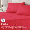 imageQueen Pillow Cases Set of 4  Ultra Soft Hotel Quality Pillowcase Covers  Comfy Cozy ampamp Wrinkle Free  Shrink Stain ampamp Fade Resistant  Machine Washable Pillow Protectors  4 Piece Set  Terracotta26  Red