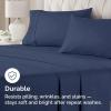 imageQueen Pillow Cases Set of 4  Ultra Soft Hotel Quality Pillowcase Covers  Comfy Cozy ampamp Wrinkle Free  Shrink Stain ampamp Fade Resistant  Machine Washable Pillow Protectors  4 Piece Set  Terracotta24  Navy Blue