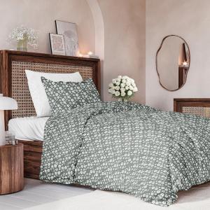 imageDuvet Cover Queen Size Set  Extra Soft Floral Duvet Cover 90 x 90 with 2 Pillow Shams  Comfy Breathable Floral Bedding Set  Hotel Luxury EasyCare ampamp Fade Free with Zipper Closures ampamp Ties  PlantsGreen Meadow No Comforter