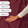 imageKing Size 4 Piece Sheet Set  Comfy Breathable ampamp Cooling Bed Sheets Set  Hotel Luxury Bedding for Women Men Kids Teens Boys ampamp Girls  Deep Pockets UltraSoft Wrinkle Free  OekoTex  Burgundy27  Burgundy