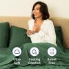 imageKing Size 4 Piece Sheet Set  Comfy Breathable ampamp Cooling Bed Sheets Set  Hotel Luxury Bedding for Women Men Kids Teens Boys ampamp Girls  Deep Pockets UltraSoft Wrinkle Free  OekoTex  Burgundy31  Emerald Green
