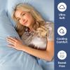 imageKing Size 4 Piece Sheet Set  Comfy Breathable ampamp Cooling Bed Sheets Set  Hotel Luxury Bedding for Women Men Kids Teens Boys ampamp Girls  Deep Pockets UltraSoft Wrinkle Free  OekoTex  Burgundy18  Sky Blue