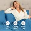 imageKing Size 4 Piece Sheet Set  Comfy Breathable ampamp Cooling Bed Sheets Set  Hotel Luxury Bedding for Women Men Kids Teens Boys ampamp Girls  Deep Pockets UltraSoft Wrinkle Free  OekoTex  Burgundy20  Denim Blue