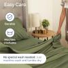 imageKing Size 4 Piece Sheet Set  Comfy Breathable ampamp Cooling Bed Sheets Set  Hotel Luxury Bedding for Women Men Kids Teens Boys ampamp Girls  Deep Pockets UltraSoft Wrinkle Free  OekoTex  Burgundy30  Sage Green