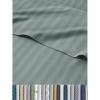 imageStriped Sheets  Blue ampamp White Striped Sheets  1 Flat ampamp 1 Fitted ampamp 2 Pillowcases w Deep Pockets  Wrinkle ampamp Fade Free  UltraSoft Breathable ampamp Cooling  Luxury Pinstripe Bedding  Cal King Size Set07  Greeny Stripes