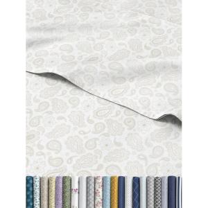 imageRainbow Striped Sheet Set  Colorful Striped Bed Set  1 Flat ampamp 1 Fitted Sheet ampamp 2 Pillowcases w Deep Pockets  Wrinkle ampamp Fade Resistant  Soft Breathable ampamp Cooling  Rainbow Bedding  Cal King Size23  Taupe Paisley