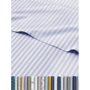 imageStriped Sheets  Blue ampamp White Striped Sheets  1 Flat ampamp 1 Fitted ampamp 2 Pillowcases w Deep Pockets  Wrinkle ampamp Fade Free  UltraSoft Breathable ampamp Cooling  Luxury Pinstripe Bedding  Cal King Size Set40  Blue Sky