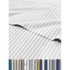 imageStriped Sheets  Blue ampamp White Striped Sheets  1 Flat ampamp 1 Fitted ampamp 2 Pillowcases w Deep Pockets  Wrinkle ampamp Fade Free  UltraSoft Breathable ampamp Cooling  Luxury Pinstripe Bedding  Cal King Size Set32  Metro Pinstripe