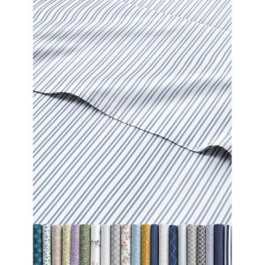 imageStriped Sheets  Blue ampamp White Striped Sheets  1 Flat ampamp 1 Fitted ampamp 2 Pillowcases w Deep Pockets  Wrinkle ampamp Fade Free  UltraSoft Breathable ampamp Cooling  Luxury Pinstripe Bedding  Cal King Size Set41  Blue Double Stripes
