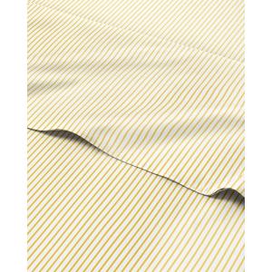 imageStriped Sheets  Grey Striped Sheets  1 Flat amp 1 Fitted amp 2 Pillowcases w Deep Pockets  Comfy Wrinkle amp Fade Free  UltraSoft Breathable amp Cooling  Luxury Pinstripe Bedding  Queen Size Bed Set74  Yellow Pencil Stripes