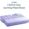 imageCal King Fitted Bed Sheet  Bottom Single Fitted Sheet Only  UltraSoft Hotel Luxury Bedding w 816 Inch Deep Pockets  Breathable amp Wrinkle Free  EasyCare Fade and Shrink Resistant  Lavender