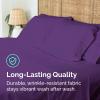imageFull Size Flat Sheet  Hotel Quality Top Flat Bed Sheet Only  UltraSoft Breathable amp Cooling  Fade amp Wrinkle Free  EasyCare Stain amp Shrink Resistant Bedding  EasyFit amp OekoTex  French Grey36  Purple