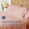 imageFull Size Flat Sheet  Hotel Quality Top Flat Bed Sheet Only  UltraSoft Breathable amp Cooling  Fade amp Wrinkle Free  EasyCare Stain amp Shrink Resistant Bedding  EasyFit amp OekoTex  French Grey34  Mauve