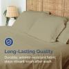 imageFull Size Flat Sheet  Hotel Quality Top Flat Bed Sheet Only  UltraSoft Breathable amp Cooling  Fade amp Wrinkle Free  EasyCare Stain amp Shrink Resistant Bedding  EasyFit amp OekoTex  French Grey14  Khaki