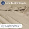imageFull Size Flat Sheet  Hotel Quality Top Flat Bed Sheet Only  UltraSoft Breathable amp Cooling  Fade amp Wrinkle Free  EasyCare Stain amp Shrink Resistant Bedding  EasyFit amp OekoTex  French Grey38  Heathered Beige