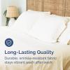 imageFull Size Flat Sheet  Hotel Quality Top Flat Bed Sheet Only  UltraSoft Breathable amp Cooling  Fade amp Wrinkle Free  EasyCare Stain amp Shrink Resistant Bedding  EasyFit amp OekoTex  French Grey10  Off White