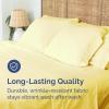 imageFull Size Flat Sheet  Hotel Quality Top Flat Bed Sheet Only  UltraSoft Breathable amp Cooling  Fade amp Wrinkle Free  EasyCare Stain amp Shrink Resistant Bedding  EasyFit amp OekoTex  French Grey29  Yellow