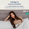 imageFull Size Flat Sheet  Hotel Quality Top Flat Bed Sheet Only  UltraSoft Breathable amp Cooling  Fade amp Wrinkle Free  EasyCare Stain amp Shrink Resistant Bedding  EasyFit amp OekoTex  French Grey45  Grey Stripes 2