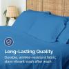 imageFull Size Flat Sheet  Hotel Quality Top Flat Bed Sheet Only  UltraSoft Breathable amp Cooling  Fade amp Wrinkle Free  EasyCare Stain amp Shrink Resistant Bedding  EasyFit amp OekoTex  French Grey19  Royal Blue