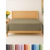 imageFull Size Flat Sheet  Hotel Quality Top Flat Bed Sheet Only  UltraSoft Breathable amp Cooling  Fade amp Wrinkle Free  EasyCare Stain amp Shrink Resistant Bedding  EasyFit amp OekoTex  French Grey14  Khaki